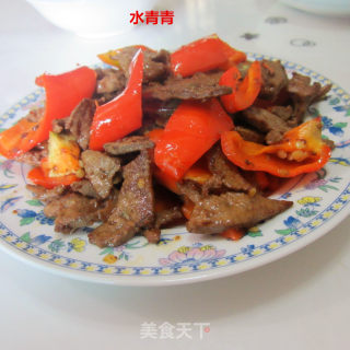 爆炒猪肝的做法