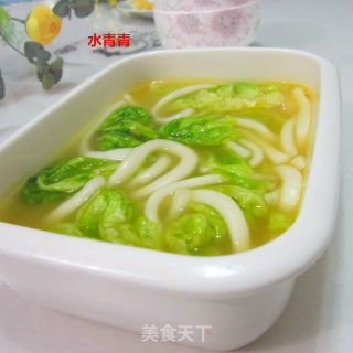 高汤白菜煮粉的做法