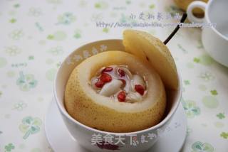 百合雪梨盅的做法