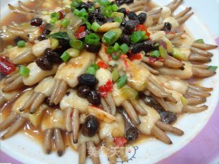 豆豉蒸活蛏的做法