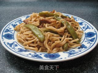 扁豆焖面的做法
