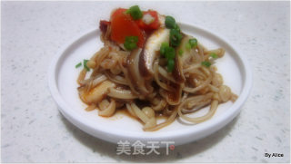醋拌金针菇的做法