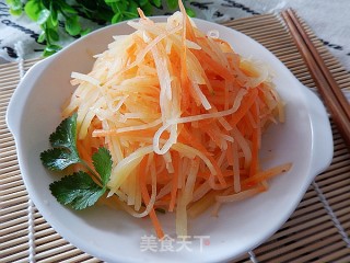 拌胡萝卜土豆丝的做法