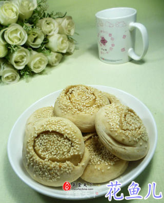 椒盐芝麻烧饼的做法