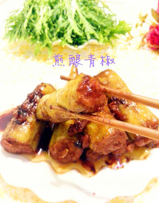 煎酿青椒的做法