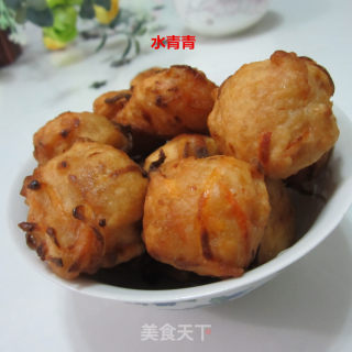炸红萝卜丝丸子的做法