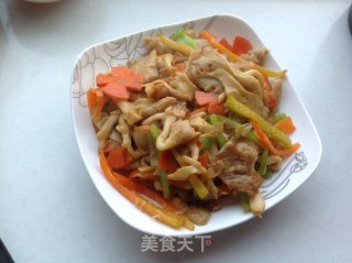 小炒小黄蘑的做法