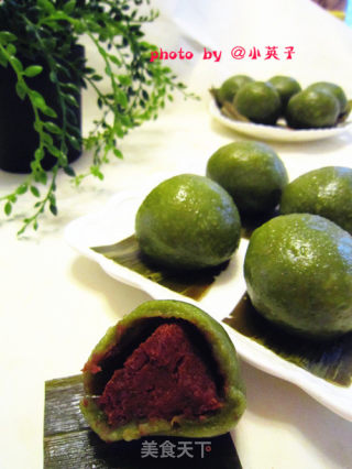 艾草青团的做法