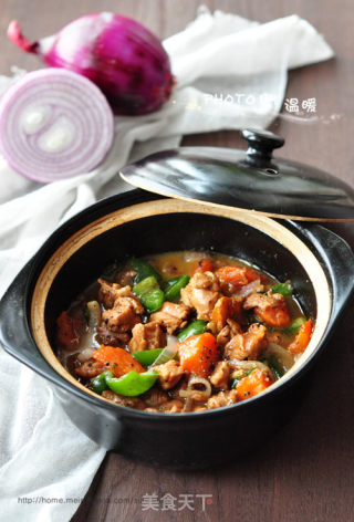 黑胡椒鸡腿煲的做法