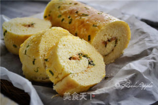 【海苔肉松面包卷】的做法