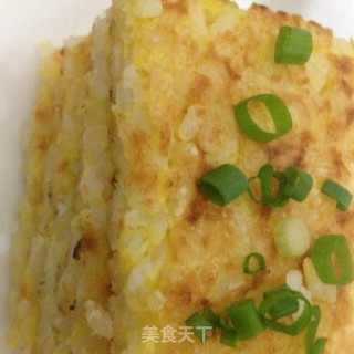 剩饭鸡蛋煎饼的做法