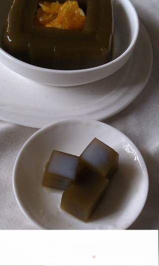 那一抹春——清新抹茶冻的做法