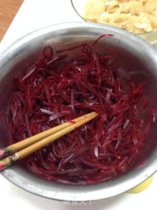 凉拌甜菜根的做法