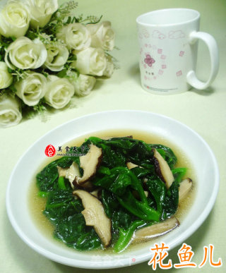 香菇炒木耳菜的做法