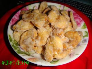 挂霜豆瓣的做法