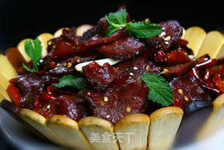 云南名菜——炸干巴
