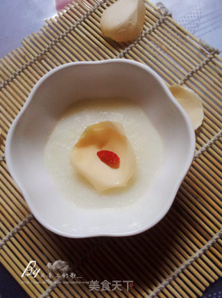 甜蜜美颜——玫瑰杏仁白玉的做法