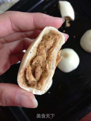 人气零食自己做——家常金丝肉松饼的做法