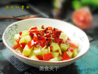 莴笋拌番茄的做法