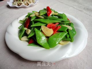 红椒炒芸豆的做法