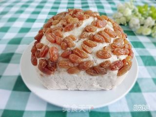 葡萄干茯苓糕的做法