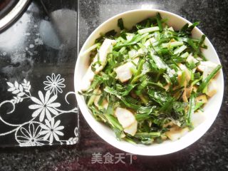 韭菜炒豆干的做法