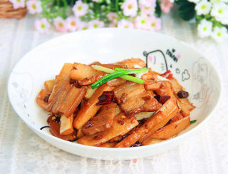 甜笋小炒肉的做法