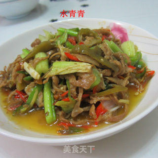 酸辣大肠丝的做法
