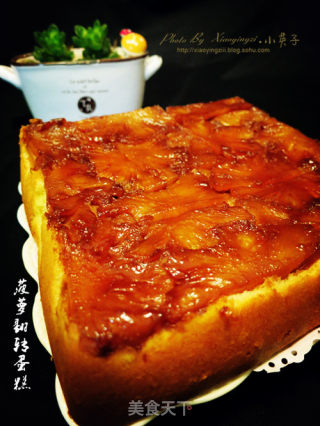 焦糖菠萝翻转蛋糕的做法