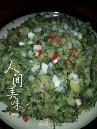 土豆泥苜蓿芽菜  也叫土豆苜蓿芽然然菜的做法