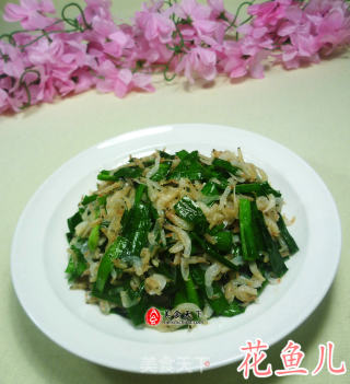 虾皮炒韭菜的做法