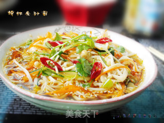捞拌金针菇的做法