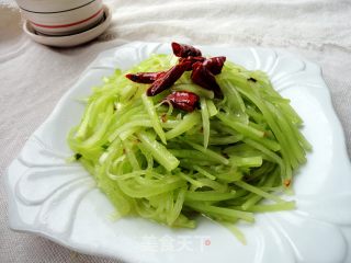 炝拌莴笋丝的做法