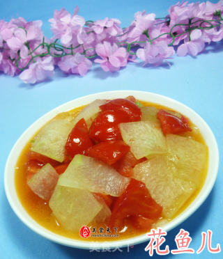 番茄炒冬瓜的做法