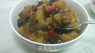 萝卜炖牛肉的做法