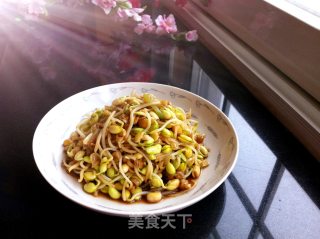清炒黄豆芽的做法