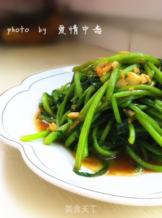 蒜蓉茼蒿的做法