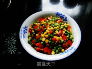 素炒三色菜的做法