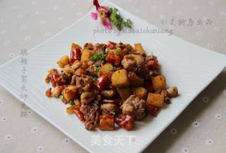 脆辣子窝头炒兔腿的做法