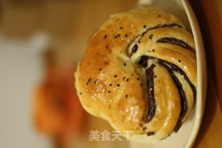 花式豆沙面包的做法