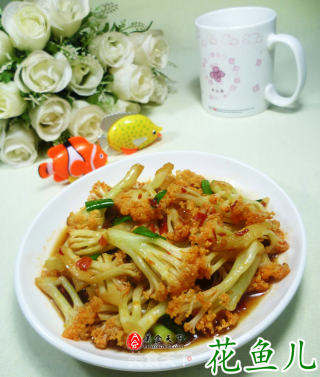 酸辣花菜的做法