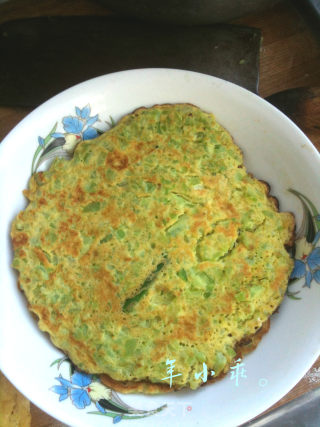 苦瓜鸡蛋饼的做法