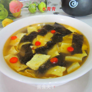 粉丝蛋皮海苔汤的做法