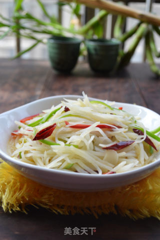 醋溜土豆丝的做法