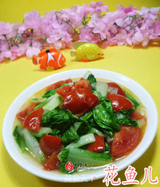 西红柿炒五号菜的做法