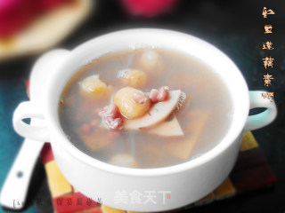 红豆莲藕素汤的做法