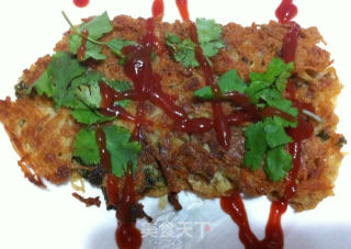 土豆丝鸡蛋煎饼的做法