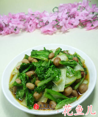 花生米炒五号菜的做法