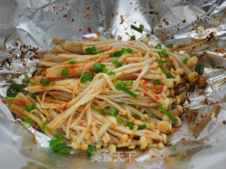 锡纸金针菇的做法