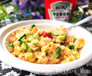 酸爽炒饭的做法